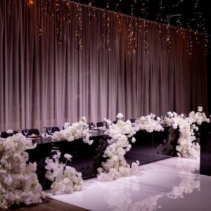 Black Gloss Bridal Table
