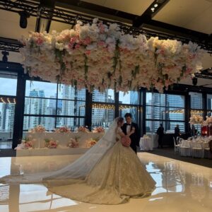Hydrangea & Cherry Blossom Canopy