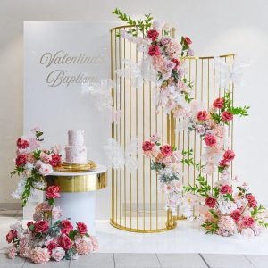 Gold Curve Wall Backdrop