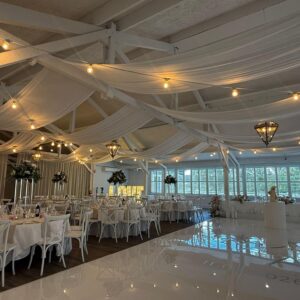 Ceiling Draping - White